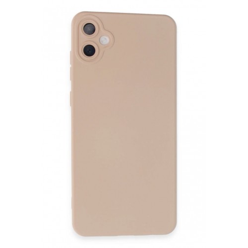 Newface Samsung Galaxy A05 Kılıf Nano içi Kadife Silikon - Pudra Newface Samsung Galaxy A05 Kılıf Nano içi Kadife Silikon - Pudra