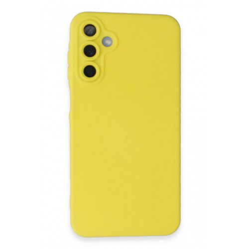 Newface Samsung Galaxy A05S Kılıf Nano içi Kadife Silikon - Sarı Newface Samsung Galaxy A05S Kılıf Nano içi Kadife Silikon - Sarı