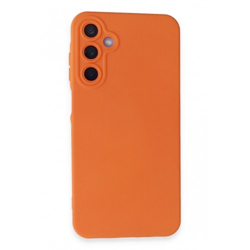 Newface Samsung Galaxy A05S Kılıf Nano içi Kadife Silikon - Turuncu Newface Samsung Galaxy A05S Kılıf Nano içi Kadife Silikon - Turuncu