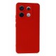 Newface Xiaomi Poco X6 Kılıf Nano içi Kadife Silikon - Kırmızı Newface Xiaomi Poco X6 Kılıf Nano içi Kadife Silikon - Kırmızı