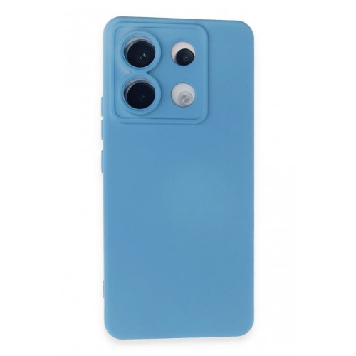 Newface Xiaomi Poco X6 Kılıf Nano içi Kadife Silikon - Mavi Newface Xiaomi Poco X6 Kılıf Nano içi Kadife Silikon - Mavi