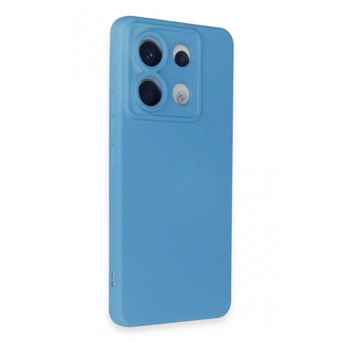 Newface Xiaomi Poco X6 Kılıf Nano içi Kadife Silikon - Mavi Newface Xiaomi Poco X6 Kılıf Nano içi Kadife Silikon - Mavi