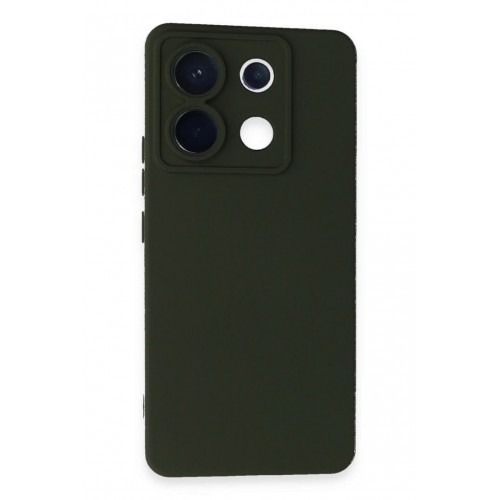 Newface Xiaomi Poco X6 Kılıf Nano içi Kadife Silikon - Koyu Yeşil Newface Xiaomi Poco X6 Kılıf Nano içi Kadife Silikon - Koyu Yeşil