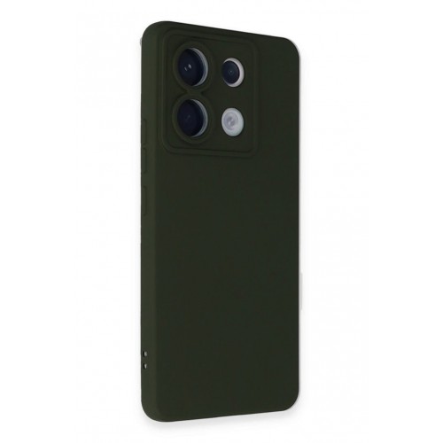 Newface Xiaomi Poco X6 Kılıf Nano içi Kadife Silikon - Koyu Yeşil Newface Xiaomi Poco X6 Kılıf Nano içi Kadife Silikon - Koyu Yeşil
