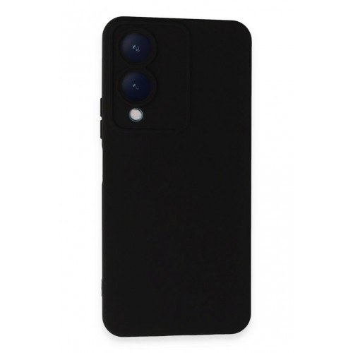 Newface Vivo Y17S Kılıf Nano içi Kadife Silikon - Siyah Newface Vivo Y17S Kılıf Nano içi Kadife Silikon - Siyah