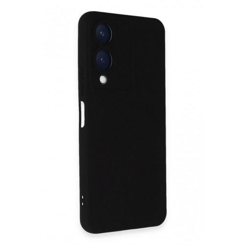 Newface Vivo Y17S Kılıf Nano içi Kadife Silikon - Siyah Newface Vivo Y17S Kılıf Nano içi Kadife Silikon - Siyah