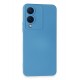 Newface Vivo Y17S Kılıf Nano içi Kadife Silikon - Mavi Newface Vivo Y17S Kılıf Nano içi Kadife Silikon - Mavi