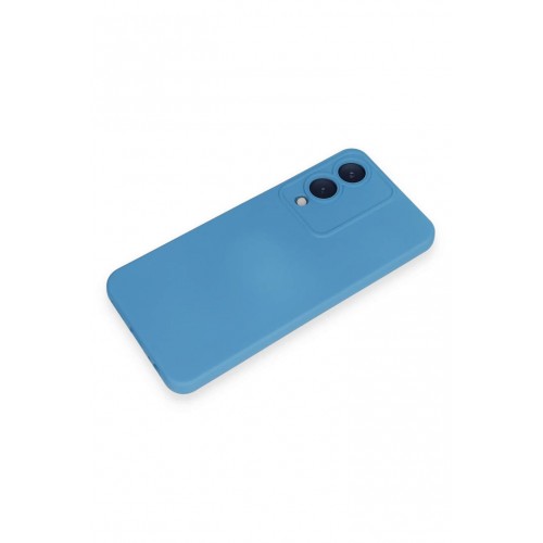 Newface Vivo Y17S Kılıf Nano içi Kadife Silikon - Mavi Newface Vivo Y17S Kılıf Nano içi Kadife Silikon - Mavi