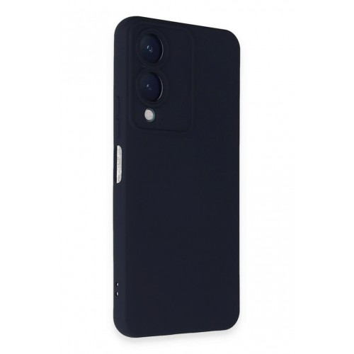 Newface Vivo Y17S Kılıf Nano içi Kadife Silikon - Lacivert Newface Vivo Y17S Kılıf Nano içi Kadife Silikon - Lacivert