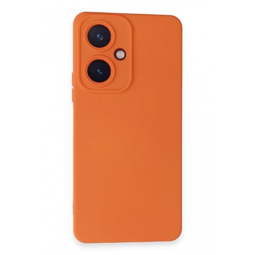 Newface Vivo Y27 Kılıf Nano içi Kadife Silikon - Turuncu Newface Vivo Y27 Kılıf Nano içi Kadife Silikon - Turuncu