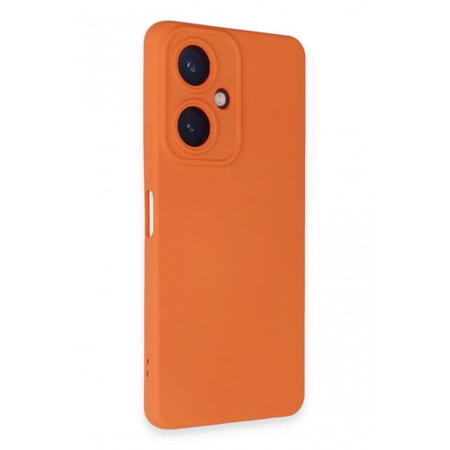 Newface Vivo Y27 Kılıf Nano içi Kadife Silikon - Turuncu Newface Vivo Y27 Kılıf Nano içi Kadife Silikon - Turuncu