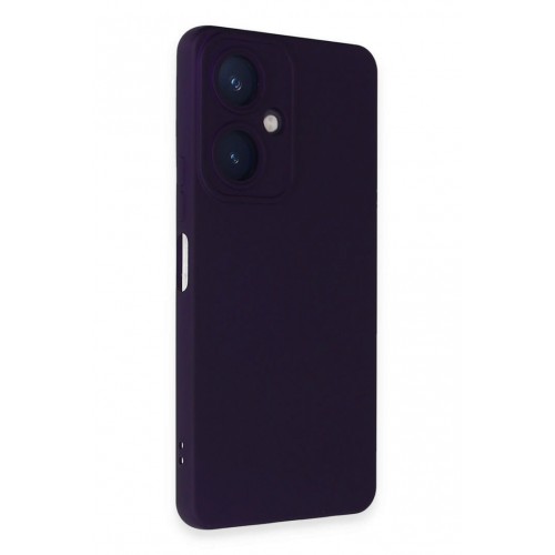 Newface Vivo Y27 Kılıf Nano içi Kadife Silikon - Mor Newface Vivo Y27 Kılıf Nano içi Kadife Silikon - Mor