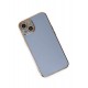 Newface iPhone 15 Kılıf Volet Silikon - Mavi Newface iPhone 15 Kılıf Volet Silikon - Mavi