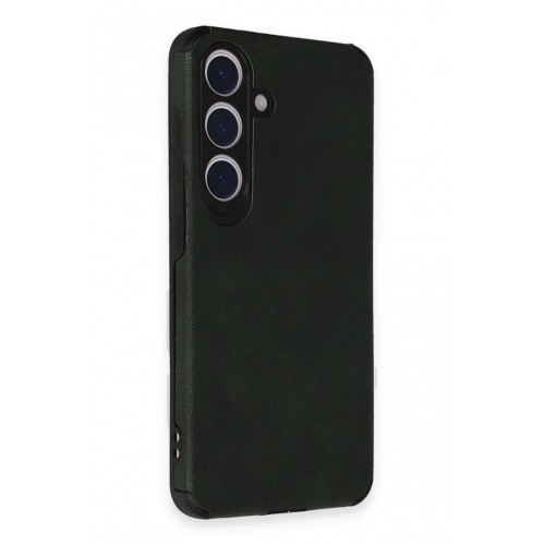 Newface Samsung Galaxy S24 Kılıf Loop Deri Silikon - Yeşil Newface Samsung Galaxy S24 Kılıf Loop Deri Silikon - Yeşil
