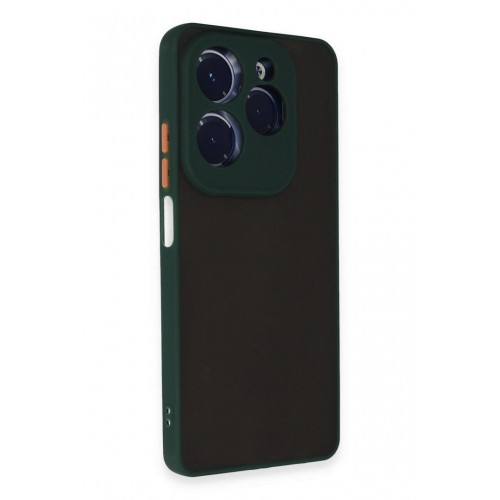 Newface İnfinix Hot 40 Pro Kılıf Montreal Silikon Kapak - Yeşil Newface İnfinix Hot 40 Pro Kılıf Montreal Silikon Kapak - Yeşil