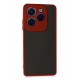 Newface İnfinix Hot 40 Pro Kılıf Montreal Silikon Kapak - Kırmızı Newface İnfinix Hot 40 Pro Kılıf Montreal Silikon Kapak - Kırmızı