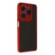 Newface İnfinix Hot 40 Pro Kılıf Montreal Silikon Kapak - Kırmızı Newface İnfinix Hot 40 Pro Kılıf Montreal Silikon Kapak - Kırmızı