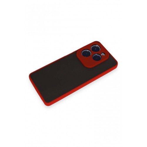 Newface İnfinix Hot 40 Pro Kılıf Montreal Silikon Kapak - Kırmızı Newface İnfinix Hot 40 Pro Kılıf Montreal Silikon Kapak - Kırmızı