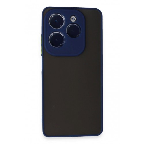 Newface İnfinix Hot 40 Pro Kılıf Montreal Silikon Kapak - Lacivert Newface İnfinix Hot 40 Pro Kılıf Montreal Silikon Kapak - Lacivert