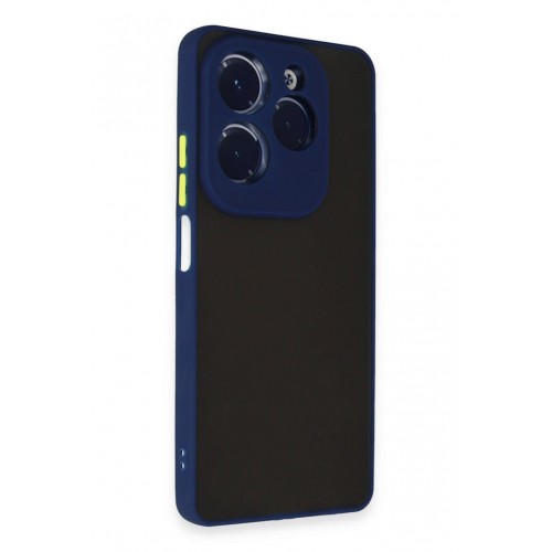 Newface İnfinix Hot 40 Pro Kılıf Montreal Silikon Kapak - Lacivert Newface İnfinix Hot 40 Pro Kılıf Montreal Silikon Kapak - Lacivert