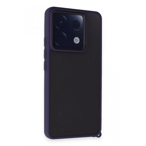 Newface Xiaomi Poco X6 Kılıf Elegant Kapak - Derin Mor Newface Xiaomi Poco X6 Kılıf Elegant Kapak - Derin Mor