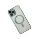 Newface iPhone 14 Pro Max Kılıf Magneticsafe Lazer Silikon - Haki Yeşil Newface iPhone 14 Pro Max Kılıf Magneticsafe Lazer Silikon - Haki Yeşil