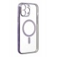 Newface iPhone 14 Pro Max Kılıf Magneticsafe Lazer Silikon - Mor Newface iPhone 14 Pro Max Kılıf Magneticsafe Lazer Silikon - Mor