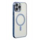 Newface iPhone 14 Pro Max Kılıf Magneticsafe Lazer Silikon - Sierra Blue Newface iPhone 14 Pro Max Kılıf Magneticsafe Lazer Silikon - Sierra Blue