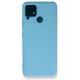 Newface Realme C25s Kılıf Nano içi Kadife Silikon - Mavi Newface Realme C25s Kılıf Nano içi Kadife Silikon - Mavi