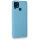 Newface Realme C25s Kılıf Nano içi Kadife Silikon - Mavi Newface Realme C25s Kılıf Nano içi Kadife Silikon - Mavi