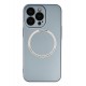 Newface iPhone 14 Pro Max Kılıf Jack Magneticsafe Lens Silikon - Sierra Blue Newface iPhone 14 Pro Max Kılıf Jack Magneticsafe Lens Silikon - Sierra Blue