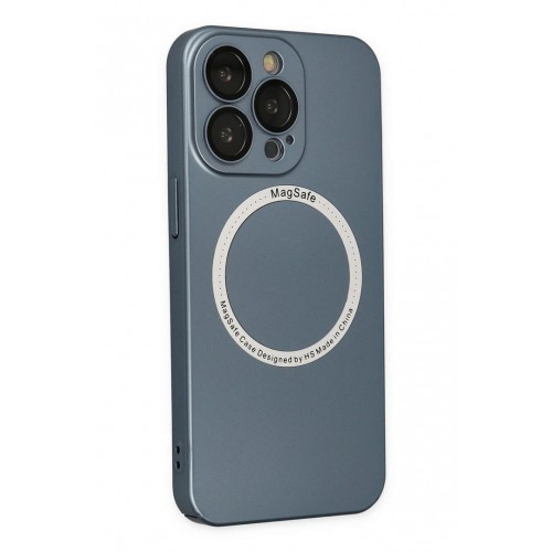 Newface iPhone 14 Pro Max Kılıf Jack Magneticsafe Lens Silikon - Sierra Blue Newface iPhone 14 Pro Max Kılıf Jack Magneticsafe Lens Silikon - Sierra Blue