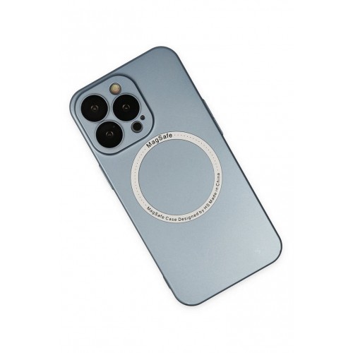 Newface iPhone 14 Pro Max Kılıf Jack Magneticsafe Lens Silikon - Sierra Blue Newface iPhone 14 Pro Max Kılıf Jack Magneticsafe Lens Silikon - Sierra Blue