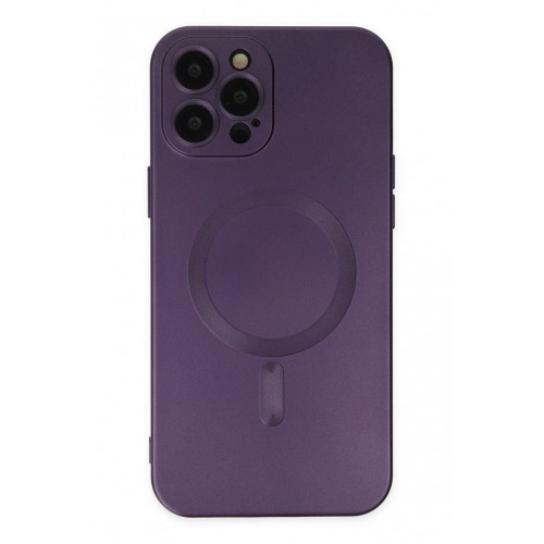 Newface iPhone 12 Pro Max Kılıf Moshi Lens Magneticsafe Silikon - Mor Newface iPhone 12 Pro Max Kılıf Moshi Lens Magneticsafe Silikon - Mor