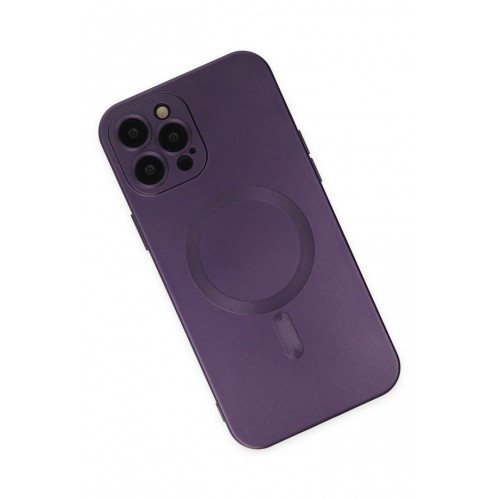 Newface iPhone 12 Pro Max Kılıf Moshi Lens Magneticsafe Silikon - Mor Newface iPhone 12 Pro Max Kılıf Moshi Lens Magneticsafe Silikon - Mor