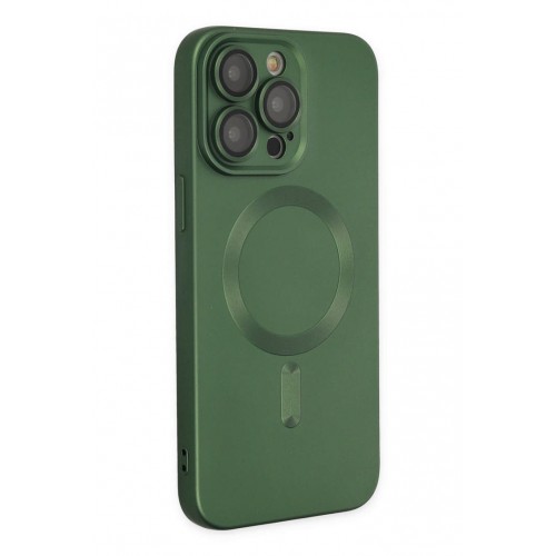 Newface iPhone 13 Pro Kılıf Moshi Lens Magneticsafe Silikon - Yeşil Newface iPhone 13 Pro Kılıf Moshi Lens Magneticsafe Silikon - Yeşil