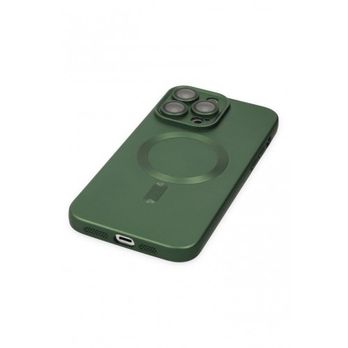 Newface iPhone 13 Pro Kılıf Moshi Lens Magneticsafe Silikon - Yeşil Newface iPhone 13 Pro Kılıf Moshi Lens Magneticsafe Silikon - Yeşil