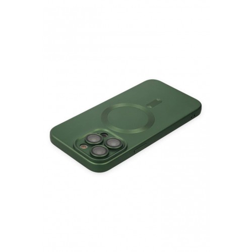 Newface iPhone 13 Pro Kılıf Moshi Lens Magneticsafe Silikon - Yeşil Newface iPhone 13 Pro Kılıf Moshi Lens Magneticsafe Silikon - Yeşil