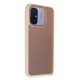 Newface Xiaomi Redmi 12C Kılıf Elegant Kapak - Pudra Newface Xiaomi Redmi 12C Kılıf Elegant Kapak - Pudra