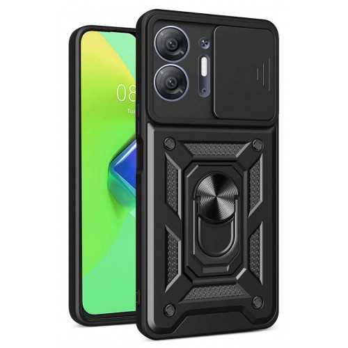Newface İnfinix Hot 30 5G Kılıf Pars Lens Yüzüklü Silikon - Siyah Newface İnfinix Hot 30 5G Kılıf Pars Lens Yüzüklü Silikon - Siyah