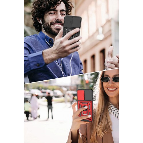 Newface Samsung Galaxy S22 Kılıf Pars Lens Yüzüklü Silikon - Yeşil Newface Samsung Galaxy S22 Kılıf Pars Lens Yüzüklü Silikon - Yeşil