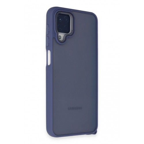 Newface Samsung Galaxy A12 Kılıf Elegant Kapak - Açık Mavi Newface Samsung Galaxy A12 Kılıf Elegant Kapak - Açık Mavi