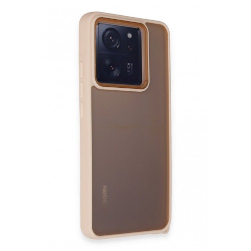 Newface Xiaomi Mi 13T Kılıf Elegant Kapak - Pudra Newface Xiaomi Mi 13T Kılıf Elegant Kapak - Pudra