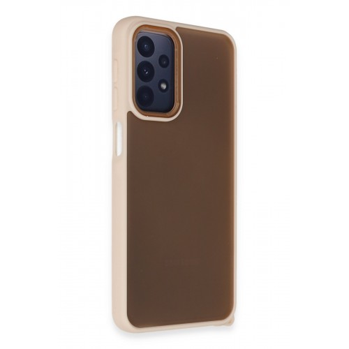 Newface Samsung Galaxy A33 5G Kılıf Elegant Kapak - Pudra Newface Samsung Galaxy A33 5G Kılıf Elegant Kapak - Pudra