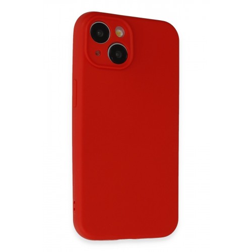 Newface iPhone 13 Kılıf First Silikon - Kırmızı Newface iPhone 13 Kılıf First Silikon - Kırmızı
