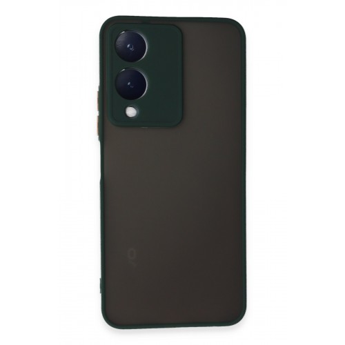 Newface Vivo Y17S Kılıf Montreal Silikon Kapak - Yeşil Newface Vivo Y17S Kılıf Montreal Silikon Kapak - Yeşil
