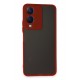 Newface Vivo Y17S Kılıf Montreal Silikon Kapak - Kırmızı Newface Vivo Y17S Kılıf Montreal Silikon Kapak - Kırmızı