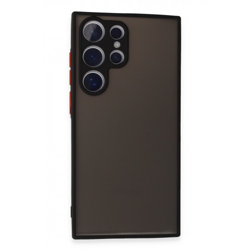 Newface Samsung Galaxy S24 Ultra Kılıf Montreal Silikon Kapak - Siyah