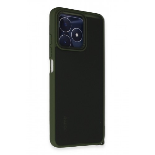 Newface Realme C53 Kılıf Elegant Kapak - Yeşil Newface Realme C53 Kılıf Elegant Kapak - Yeşil
