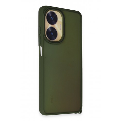 Newface Realme C55 Kılıf Elegant Kapak - Yeşil Newface Realme C55 Kılıf Elegant Kapak - Yeşil